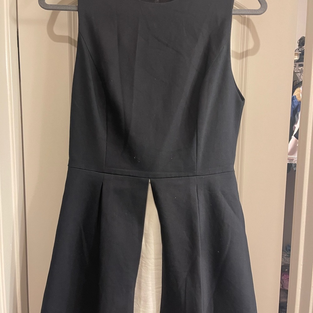 Alice + Olivia Black and White Mini Dress